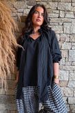 Larc Poet Blouse Black